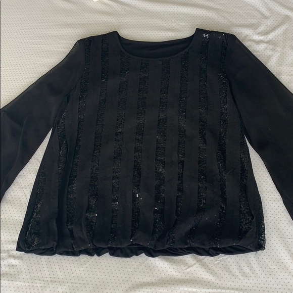 Beautiful blouse size m black - Picture 2 of 7